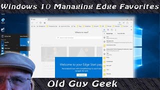 Microsoft Edge Managing Favorites [upl. by Jakoba]