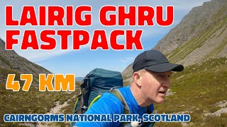 Fastpacking a circuit through the Lairig Ghru in the Cairngorms National Park Scotland [upl. by Linzer412]