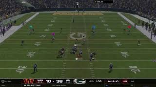 Commanders vs packers rns [upl. by Eelsew]