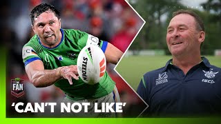 The Canberra Raiders reveal the REAL Jordan Rapana  The Fan  Fox League [upl. by Augy]