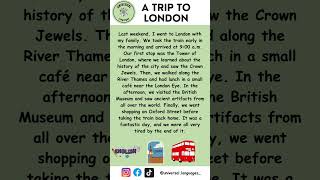 A trip to London English Stories Languages uk 🌍📚 [upl. by Denise]