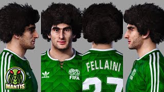 Marouane Fellaini 2015 face By Junior Mantis for PES 2021 PC ONLY PCSOLO PC [upl. by Nednil203]