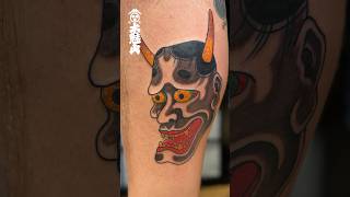 HANNYA MASK by Fil Wood hannya horimono tattoo japaneseart irezumi japanesetattoo wabori [upl. by Aloek639]