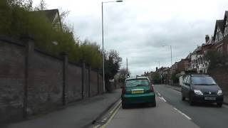 Driving On Bransford Road St Johns amp Bromyard Road Worcester Worcestershire England [upl. by Amaty]