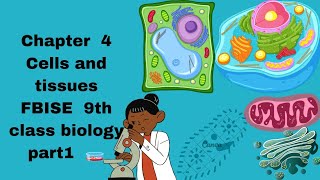 Chap 4 cells and tissues part 1 FBISE 9 Class biology [upl. by Nivrek]