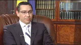 euronews interview  Victor Ponta quotRomania is a democracyquot [upl. by Amaso]