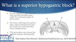 Superior Hypogastric Plexus Block for Pelvic Pain 855 4446585 [upl. by Hartnett]