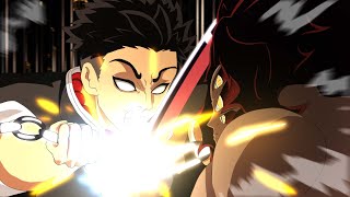 Kokushibo Vs Gyomei amp Sanemi  Demon Slayer Fan Animation [upl. by Enialehs]