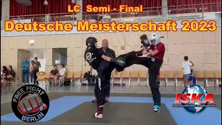 Deutsche Meisterschaft ISKA Ingolstadt März 2023 LC Semi Final Kickboxing Girls [upl. by Etti]