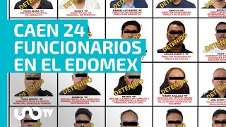 Operación “Enjambre” sacude el Edomex 24 servidores detenidos [upl. by Ahcurb308]