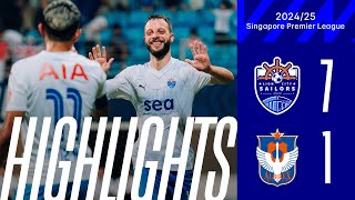 HIGHLIGHTS Lion City Sailors 71 Albirex Niigata FC S  A Dominant Display [upl. by Leahcimnoj]