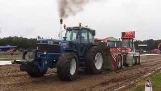 Ford 8730 Trekkertrek Boerdonk 2014 [upl. by Adelind]