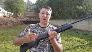 Mini Review Black Hawk Gas Ram 70kg 55mm Artemis  Mundo da Carabina [upl. by Sukram202]