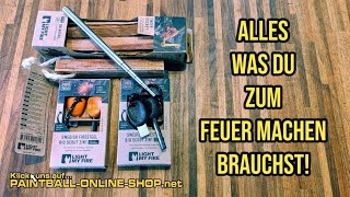 Alles was Du zum Feuer machen brauchst [upl. by Llezom]