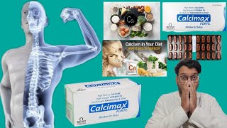 CALCIMAX FORTE TABLET  calcium vitamin magnesium zinc full of energy [upl. by Ahsemat]