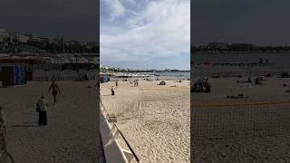 Cannes beach 🏝️travelcity tour 🇫🇷France European Union traveldestinations citysightseeing [upl. by Anileh]