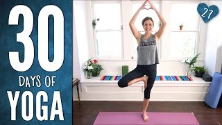 Day 27  Flexible Fearless amp FUN YOGA  30 Days of Yoga [upl. by Eikcin]