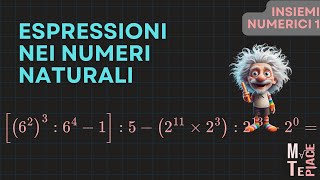 Lezione 1 espressioni con i numeri naturali operazioni precedenze e proprietà delle potenze [upl. by Ahselak]