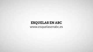 Esquelas ABC  Cómo publicar una esquela en ABC [upl. by Vasilek30]