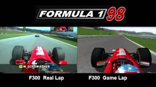 rFactor F1 1998 by GPTeam Onboard Lap with Michael Schumacher on Austria  Zeltweg quotComparation lapquot [upl. by Kcerred275]