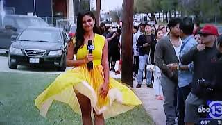 News Reporters Dress Blows Up On LIVE TV [upl. by Ninnahc695]