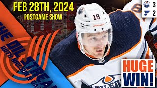 Oilers Defeat Blues 32 In OT  The Oil Stream Postgame Show  022824 [upl. by Talanta]