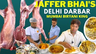 WORLD BEST BIRYANI JAFFER BHAI DELHI DARBAR MUMBAI KING BIRYANI MUTTON BIRYANI MAKING MUMBAI FAMOUS [upl. by Kaspar]