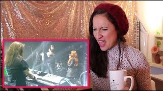 Vocal Coach REACTS TO EPICA and FLOOR JANSEN SANCTA TERRA live [upl. by Raleigh101]