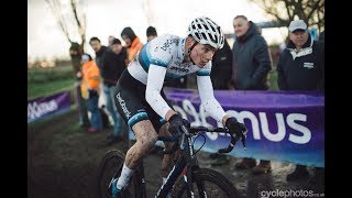 Highlights Cyclocross DVV Trofee Azencross Loenhout  Round 6 201718 Men Elite [upl. by Iralam]