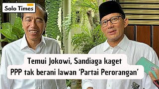 Sandiaga Uno Tiba2 Temui Jokowi Kompak Pakai Baju Putih Hitam [upl. by Carper605]