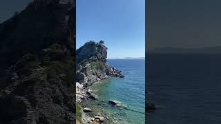 Chapel of St John and Agios Ioannis Beach on Skopelos Island Greece [upl. by Bushey200]