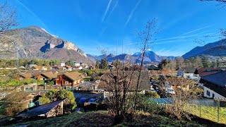 🇫🇷 A beautiful village in the French Alps 4KWalking tour [upl. by Onimod219]