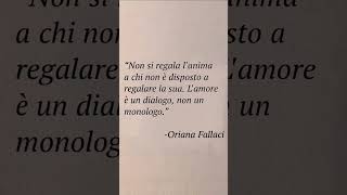 Oriana Fallaci 📖 fallaci poesia poesie poeta poetessa frasi frasimotivazionali citazioni [upl. by Adleremse2]