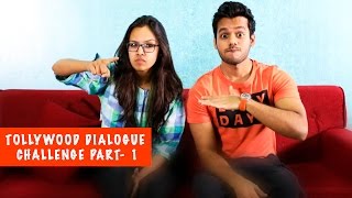 Tollywood Dialogue Challenge Part 1  Collaboration with Vidya  Hyderabad Diaries [upl. by Lihka222]