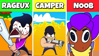 Les 10 TYPES DE JOUEURS sur BRAWL STARS [upl. by Kaitlynn]