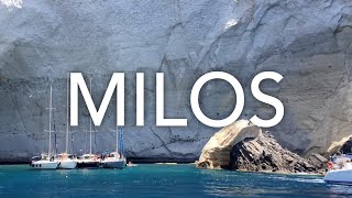 Milos Trip  Summer in Greece  Travel Video  4K [upl. by Ativahs]