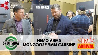 New 2024 NEMO Arms Mongoose 9mm Carbine  SHOT Show 2024 [upl. by Ellimahs]