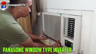 PANASONIC WINDOW TYPE INVERTER AIRCON [upl. by Balling420]