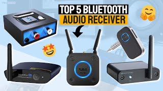 Best Bluetooth Audio Receiver For 2024  Top 5 Bluetooth Music Receivers Review [upl. by Cattima]