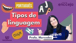 LINGUAGEM VERBAL NÃO VERBAL E MISTA exemplos e exercícios  RESUMO DE PORTUGUÊS PARA O ENCCEJA [upl. by Aneger898]