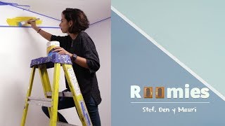 👩🏽‍🎨Decoración de paredes con pintura Roomies  Ep 4 [upl. by Nnaeoj99]