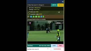 NY Lions Chicago ipl cricket Live match [upl. by Castle]