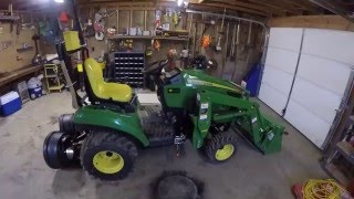 Reviewmods of John deere 1023E [upl. by Cattier]