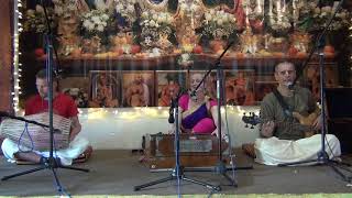 Krsna Karsani dasi  Bhajan  1092019 [upl. by Notxap]