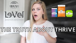 THRIVE BY LEVEL DEEP DIVE  The truth about Thrive watch this before joining ANTIMLM [upl. by Wallie]