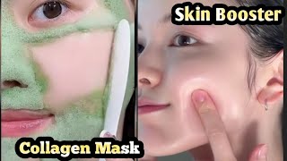 Skin Booster Rejuvenate Mask Diy Collagen Skin Whitening acnepigmentationSkincare [upl. by Hoag661]