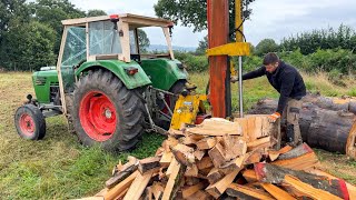 Tracteur coupé en deux [upl. by Ladnor]