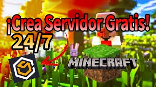 ¡Crear Server de MINECRAFT GRATIS 247  Tutorial 🍀 [upl. by Assiar]