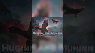 Huginn and Muninn The Ravens of Odin  Norse Mythology  See U in History shorts [upl. by Lirpa]