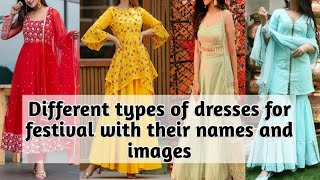 Different types of dresses for festival with their names and imageswedding dressing ideas [upl. by Erica]